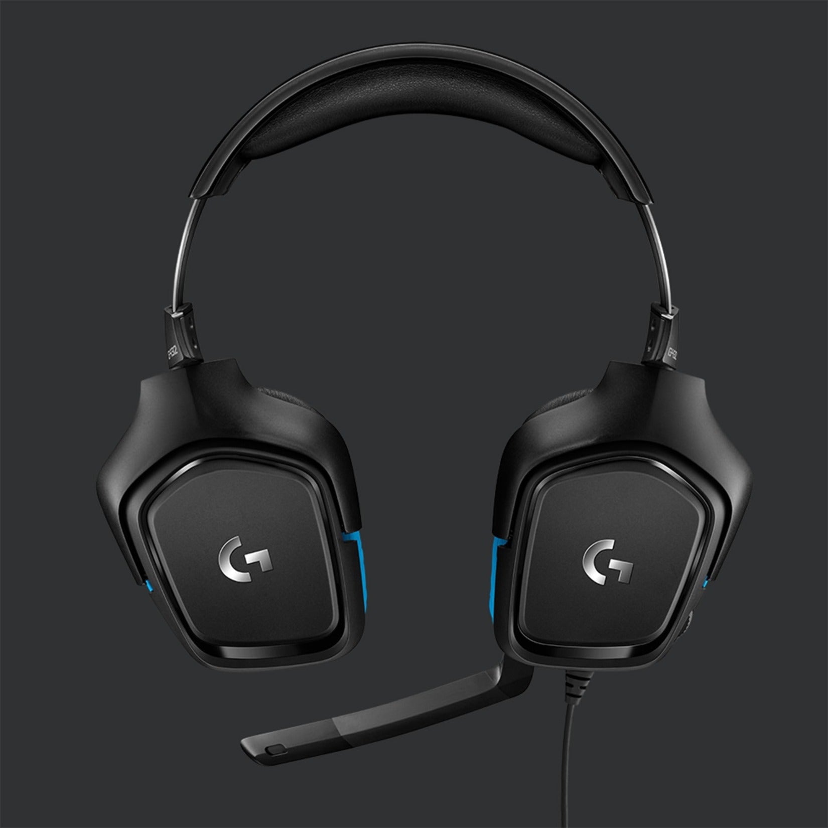 Logitech G432 Gaming Headset, Surround Sound, 50mm Drivers