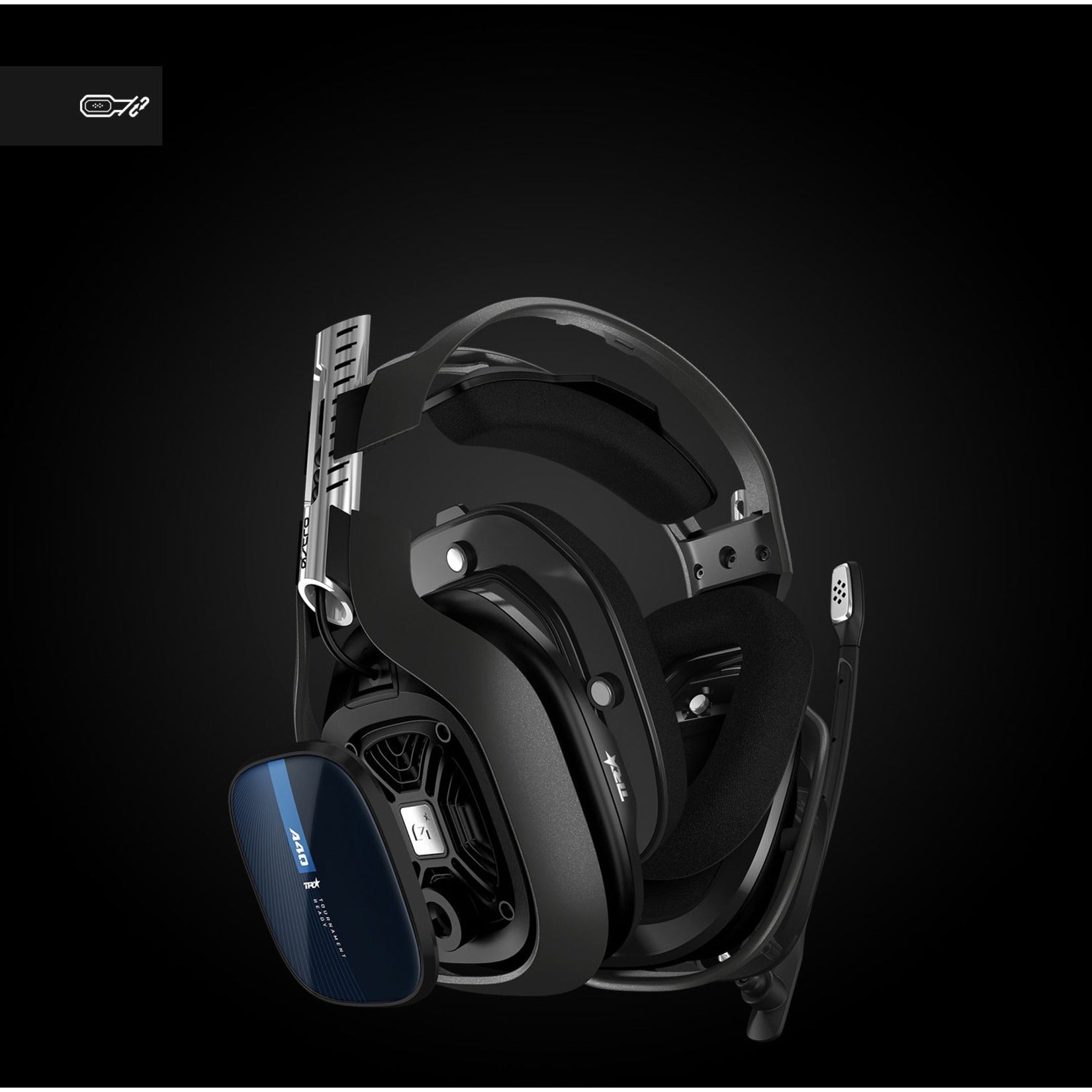 Astro 939-001663 A40 TR Headset for PS4 & PC, Lightweight Gaming Headset with Noise Isolation