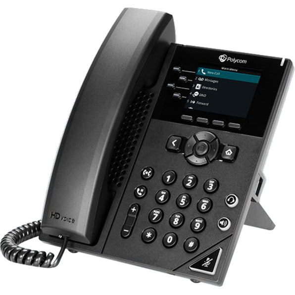 Poly 2200-48822-001 VVX 250 OBi Edition IP Phone, Color Display, 4 Phone Lines