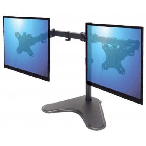 Universal Dual Monitor Stand with Double-Link Swing Arms [Discontinued]