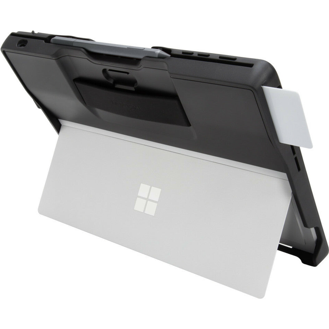 Kensington K97550WW BlackBelt Rugged Case with Integrated CAC Reader for Surface Pro 7/6/5/4, Drop Resistant, Hand Strap