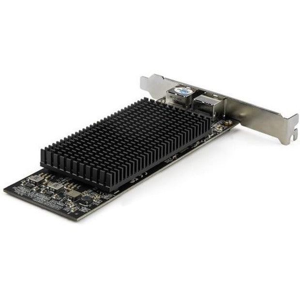 StarTech.com ST10GSPEXNDP Dual-Port 10Gb PCIe Network Card with 10GBASE-T & NBASE-T, Dual NIC Card