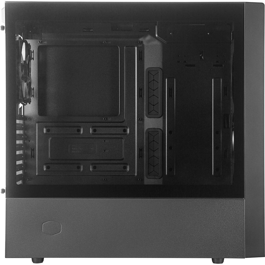 Cooler Master MCB-NR600-KGNN-S00 MasterBox NR600 without ODD Computer Case, Mid-tower, Tempered Glass, Mesh, Steel, Black