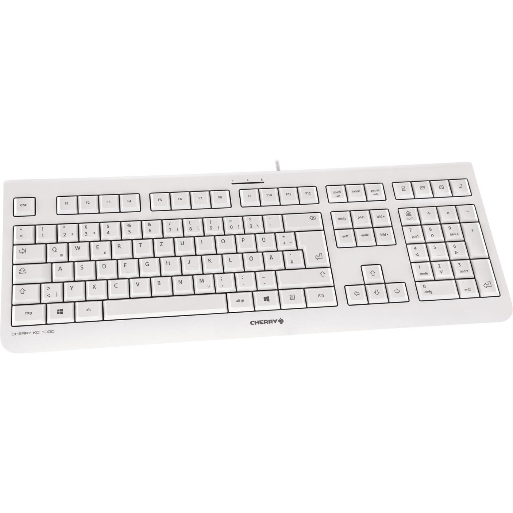 CHERRY JK-0800FR-0 KC 1000 Keyboard, French Layout, LED Indicator, Plug & Play