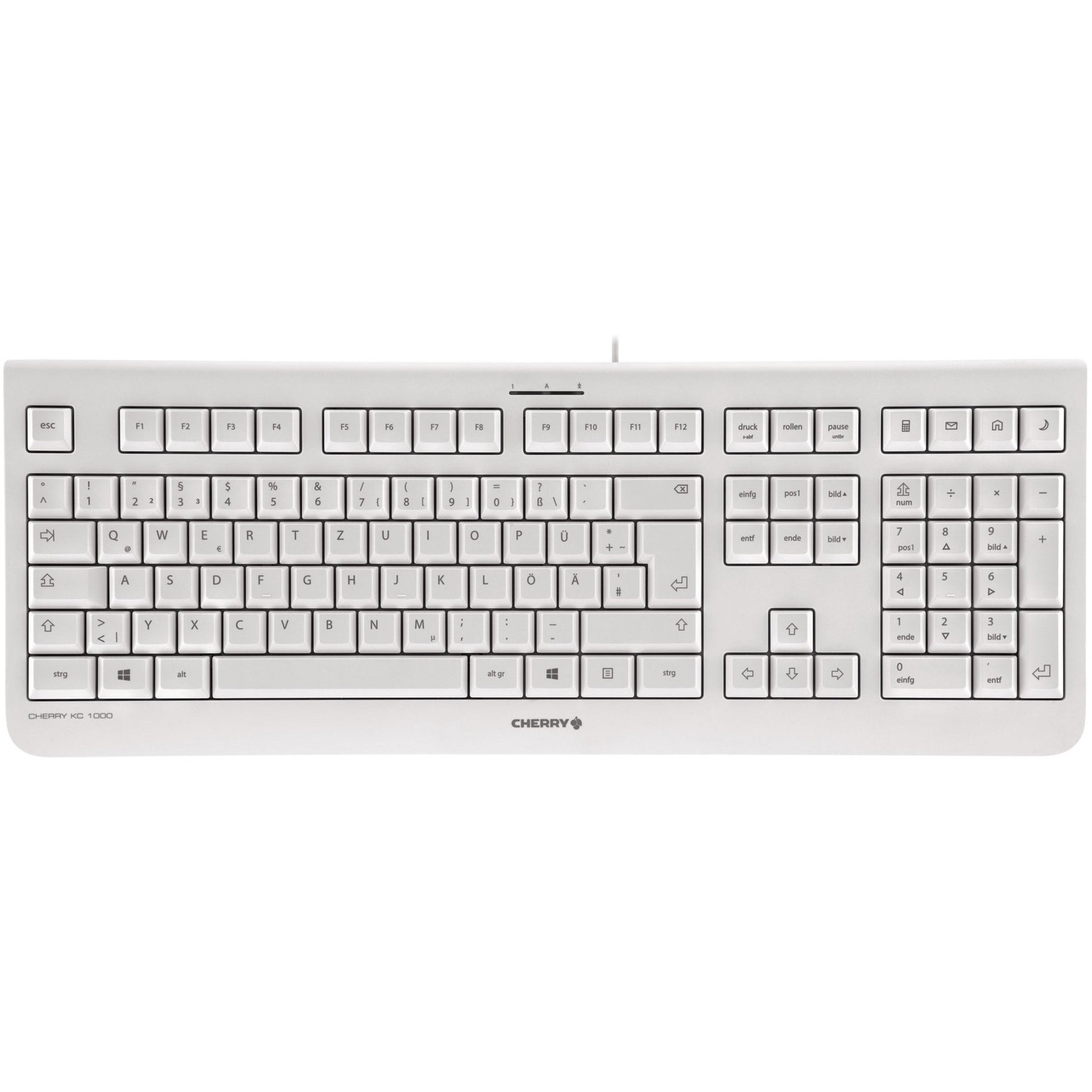 CHERRY JK-0800FR-0 KC 1000 Keyboard, French Layout, LED Indicator, Plug & Play