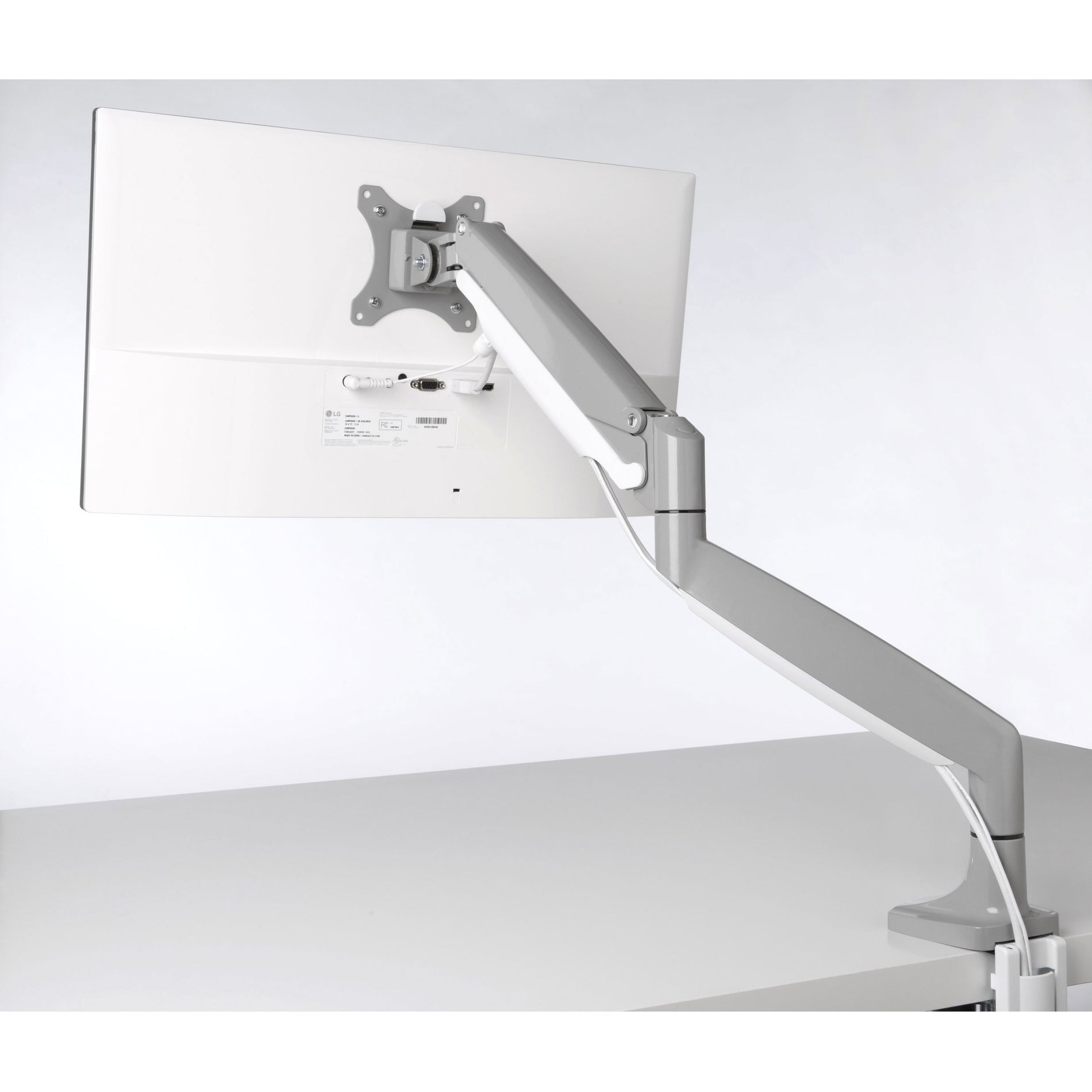 Kensington SmartFit Mounting Arm for Monitor - Silver Gray (K55470WW) Alternate-Image11 image