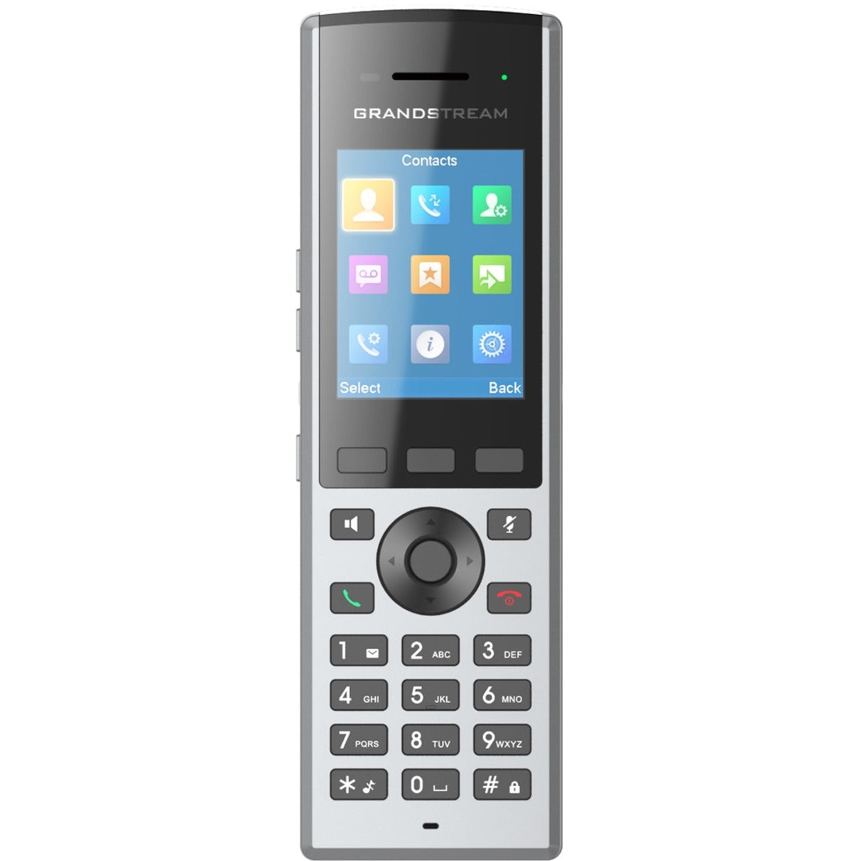 Grandstream DP730 DECT Cordless HD Handset for Mobility, 2.4" TFT LCD Screen, Call Pick-up, Conference Call, Belt Clip