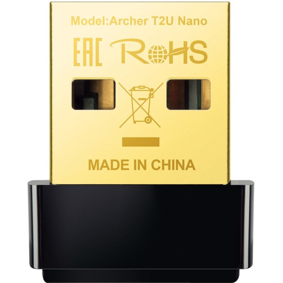 TP-Link ARCHER T2U NANO AC600 Nano Wireless USB Adapter, Dual Band Wi-Fi 5, 600 Mbit/s