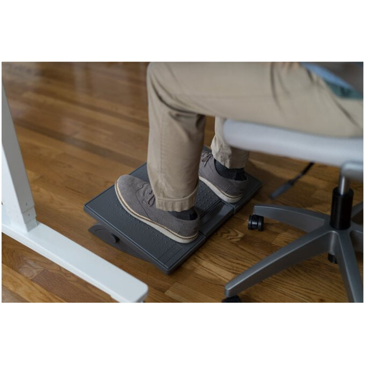 Kensington K50416WW SmartFit SoleMate Foot Rest, Adjustable Height, Gray