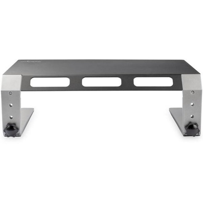 StarTech.com MONSTND Monitor Riser Stand - Height Adjustable - Steel and Aluminum, for up to 32" Monitor, Cable Management, Non-skid Feet