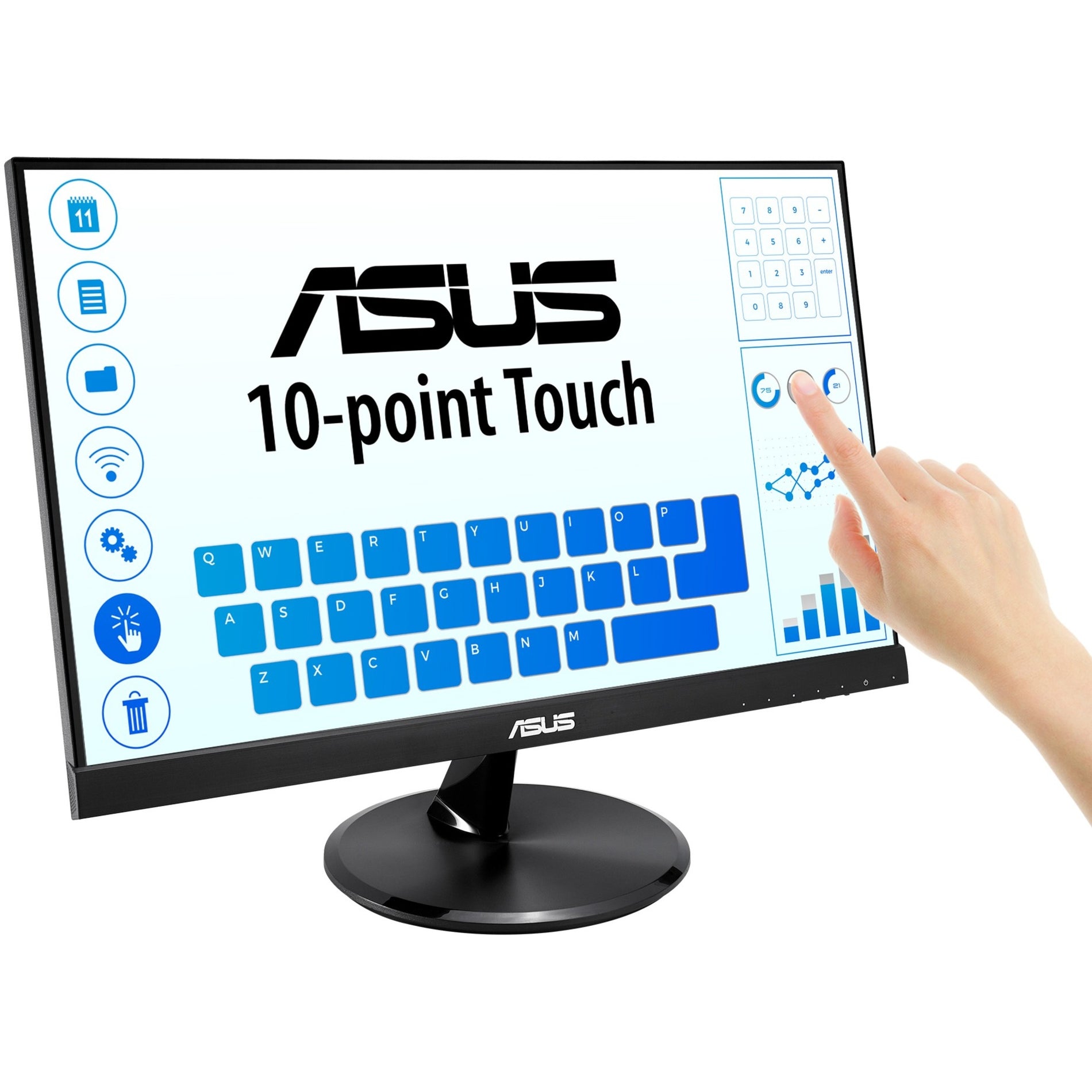 Asus VT229H 21.5" LCD Touchscreen Monitor - 16:9 - 5 ms GTG (VT229H) Right image
