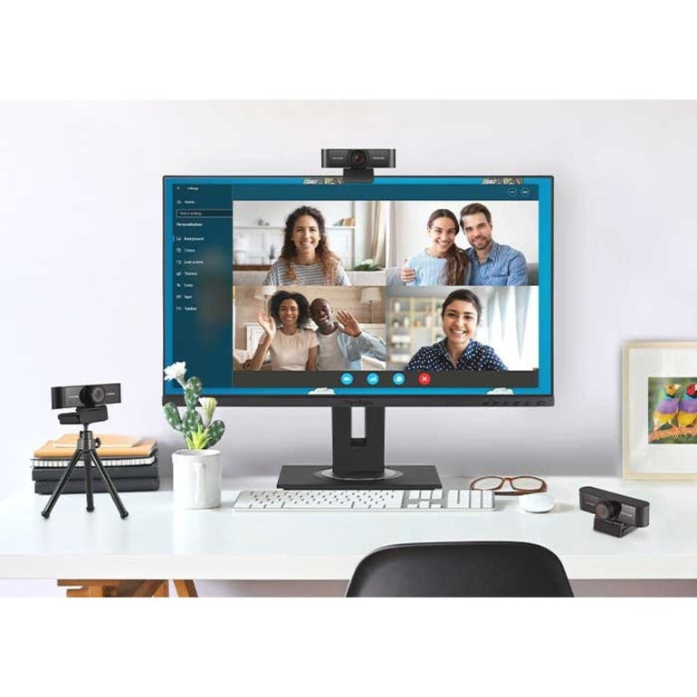 ViewSonic VB-CAM-001 HD Webcam, 2.1 Megapixel, 30 fps, Black, USB 2.0
