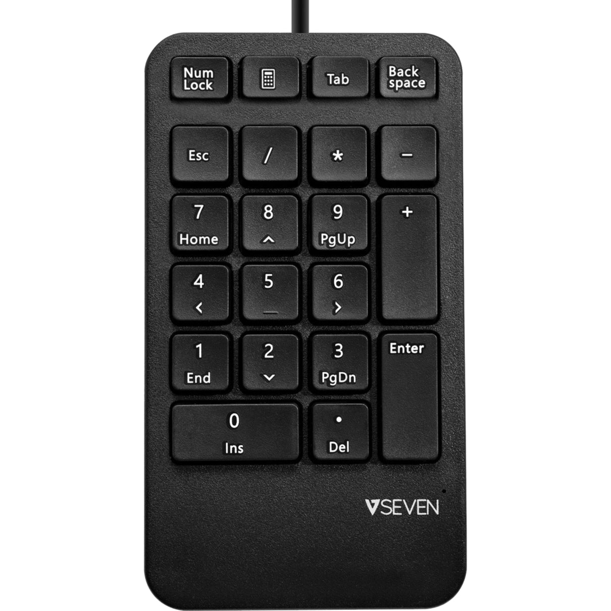V7 KP400-1N Professional USB Keypad, 21 Keys, Windows Compatible