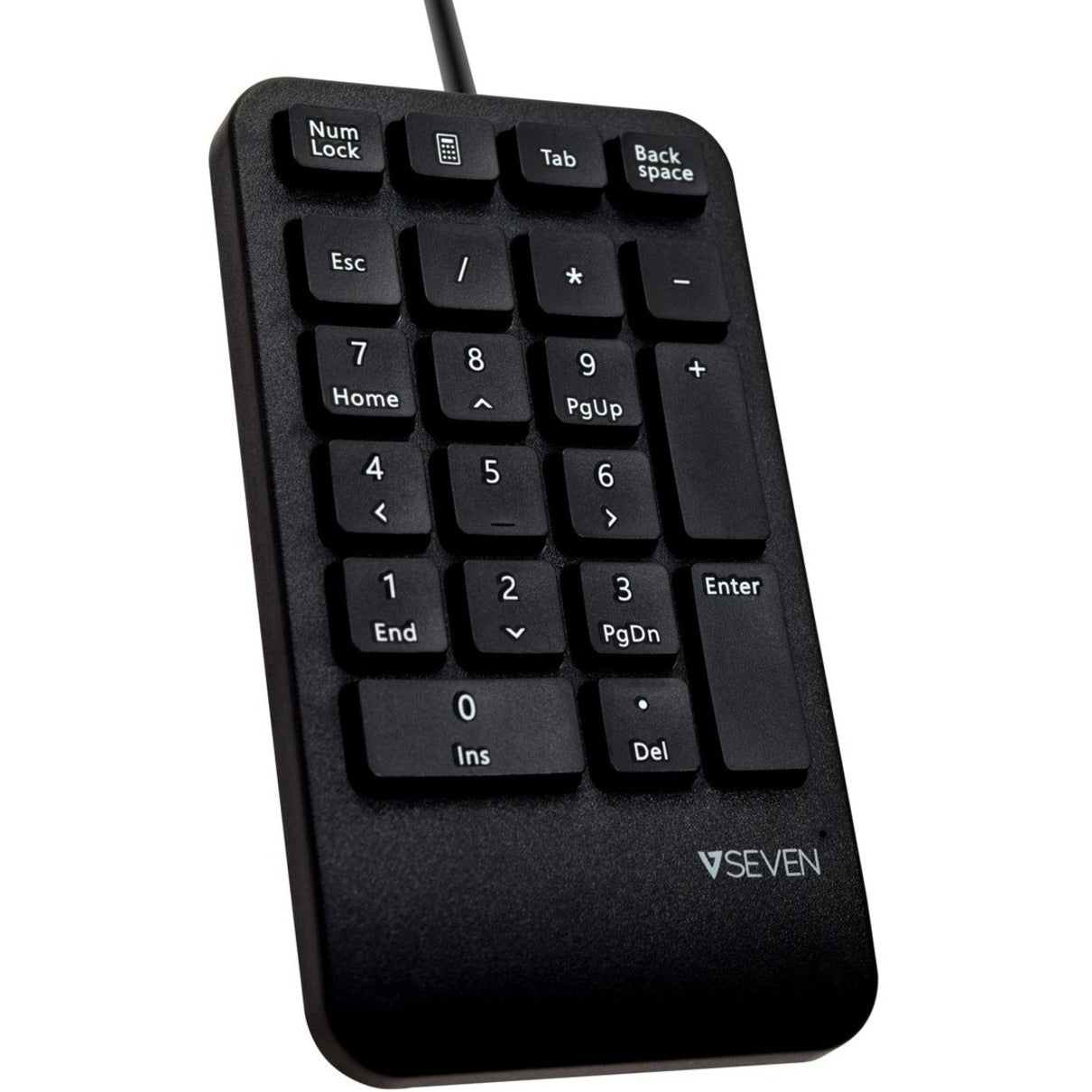 V7 KP400-1N Professional USB Keypad, 21 Keys, Windows Compatible