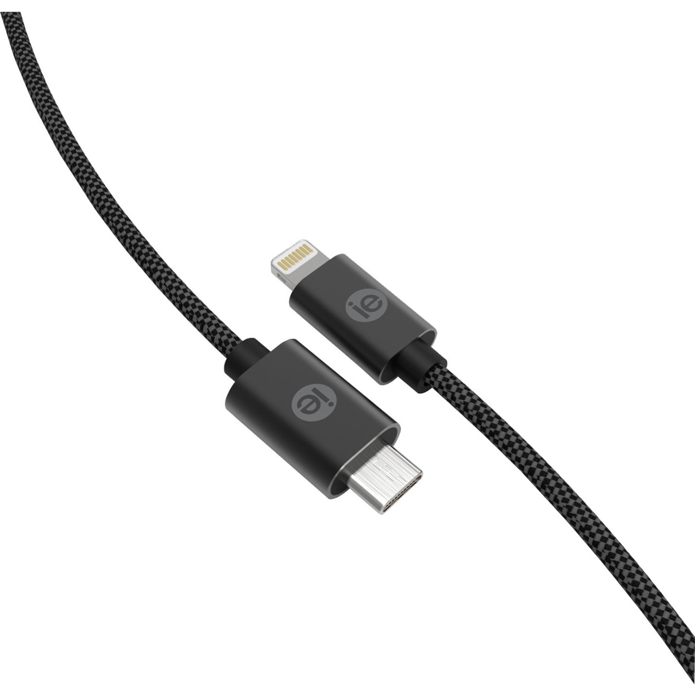 DigiPower IEN-BC6C2L-BK Lightning/USB Data Transfer Cable, Fast Charging and Data Sync