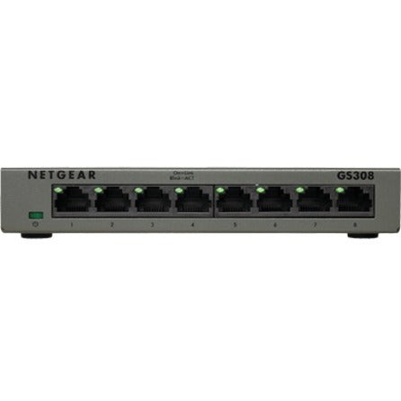 Netgear GS308-300PAS GS308 Ethernet Switch, 8-port Gigabit Unmanaged