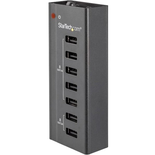 StarTech.com ST7C51224 7-Port USB Charging Station with 5 x 1A Ports and 2 x 2A Ports, 60W Power Adapter