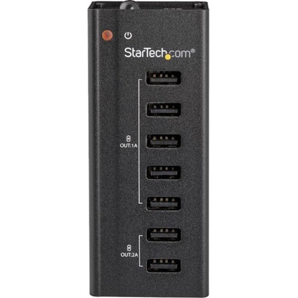 StarTech.com ST7C51224 7-Port USB Charging Station with 5 x 1A Ports and 2 x 2A Ports, 60W Power Adapter