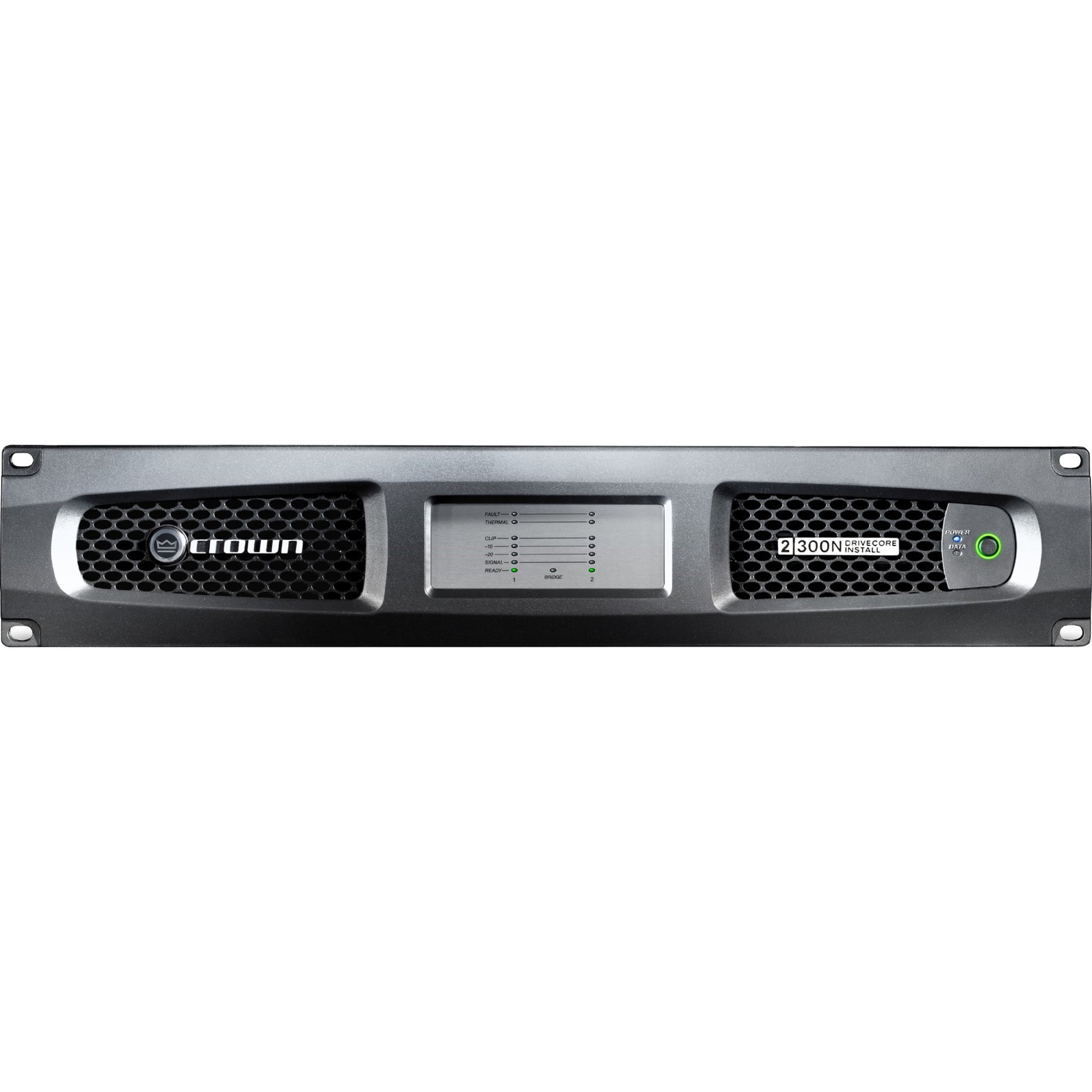 Crown DCI2X300N-U-USFX DriveCore Install 2|300N Amplifier, 2-Channel 600W Power with BLU LINK 70V/100V