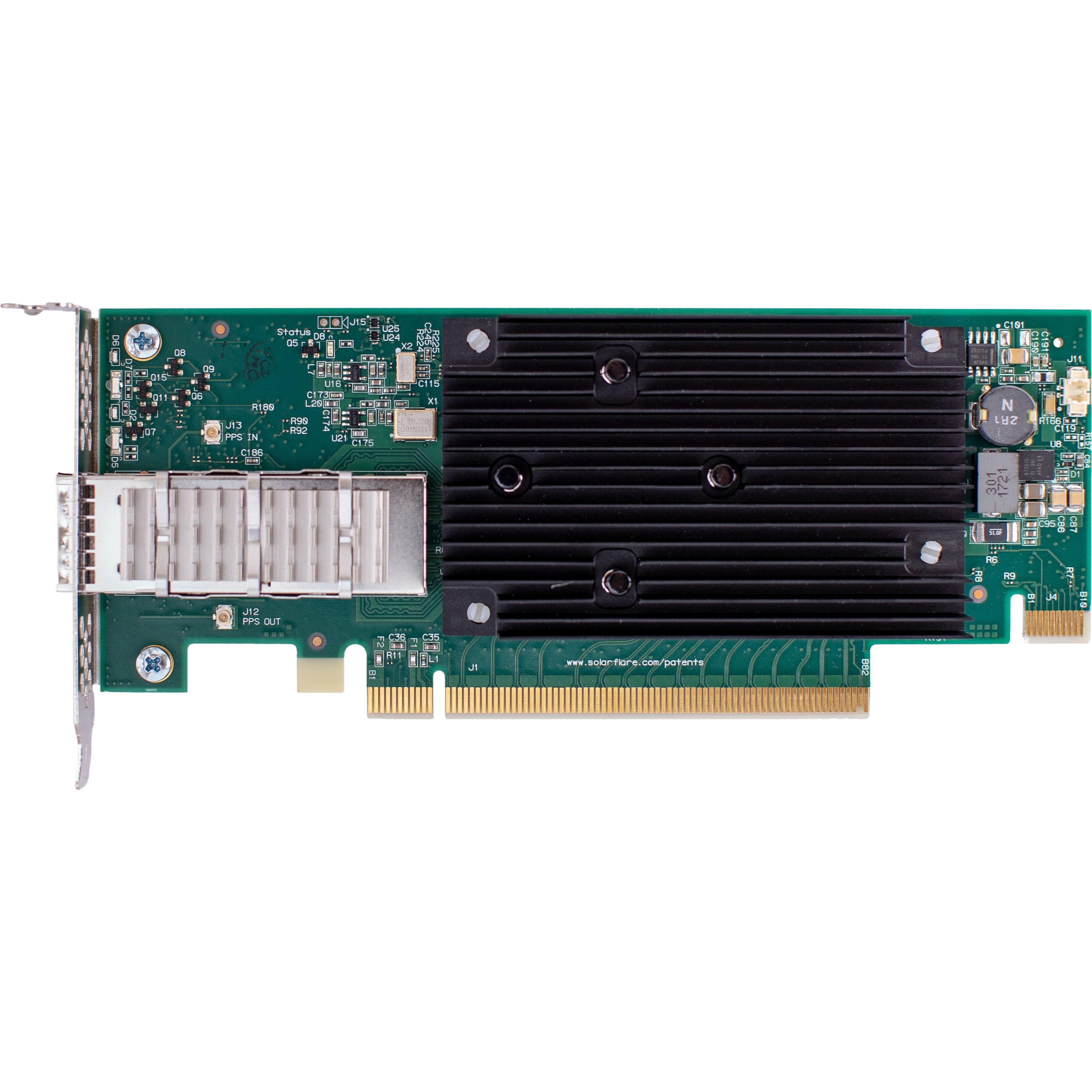 Xilinx X2541-PLUS XtremeScale 100Gigabit Ethernet Card, Data Center, QSFP28, PCI Express 3.1 x16