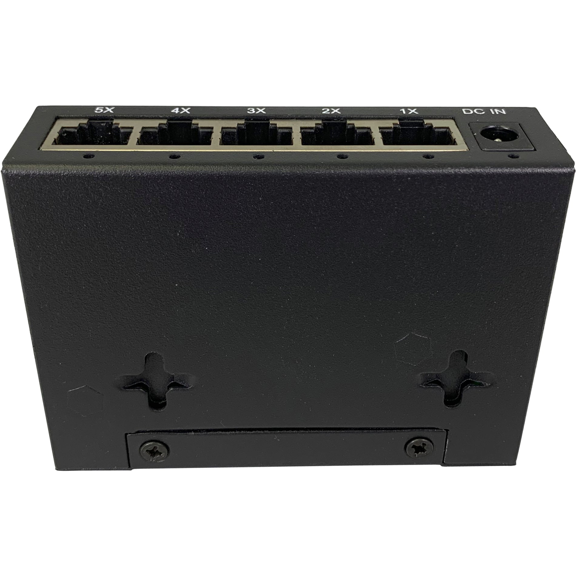 Amer SG5D V2 5 Port 10/100/1000 Mbps Gigabit Ethernet Desktop Metal Switch, 10Gbps Capacity, Wall Mount