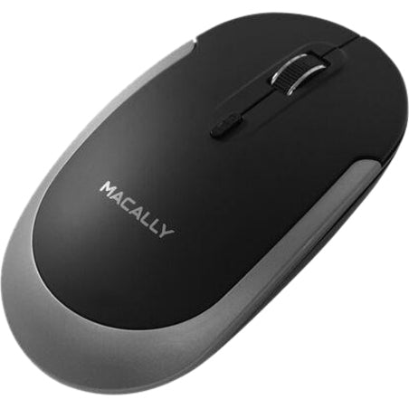 Macally BTDYNAMOUSE Bluetooth Optical Quiet Click Mouse, Ergonomic Fit, Scroll Wheel, 1600 dpi, Wireless