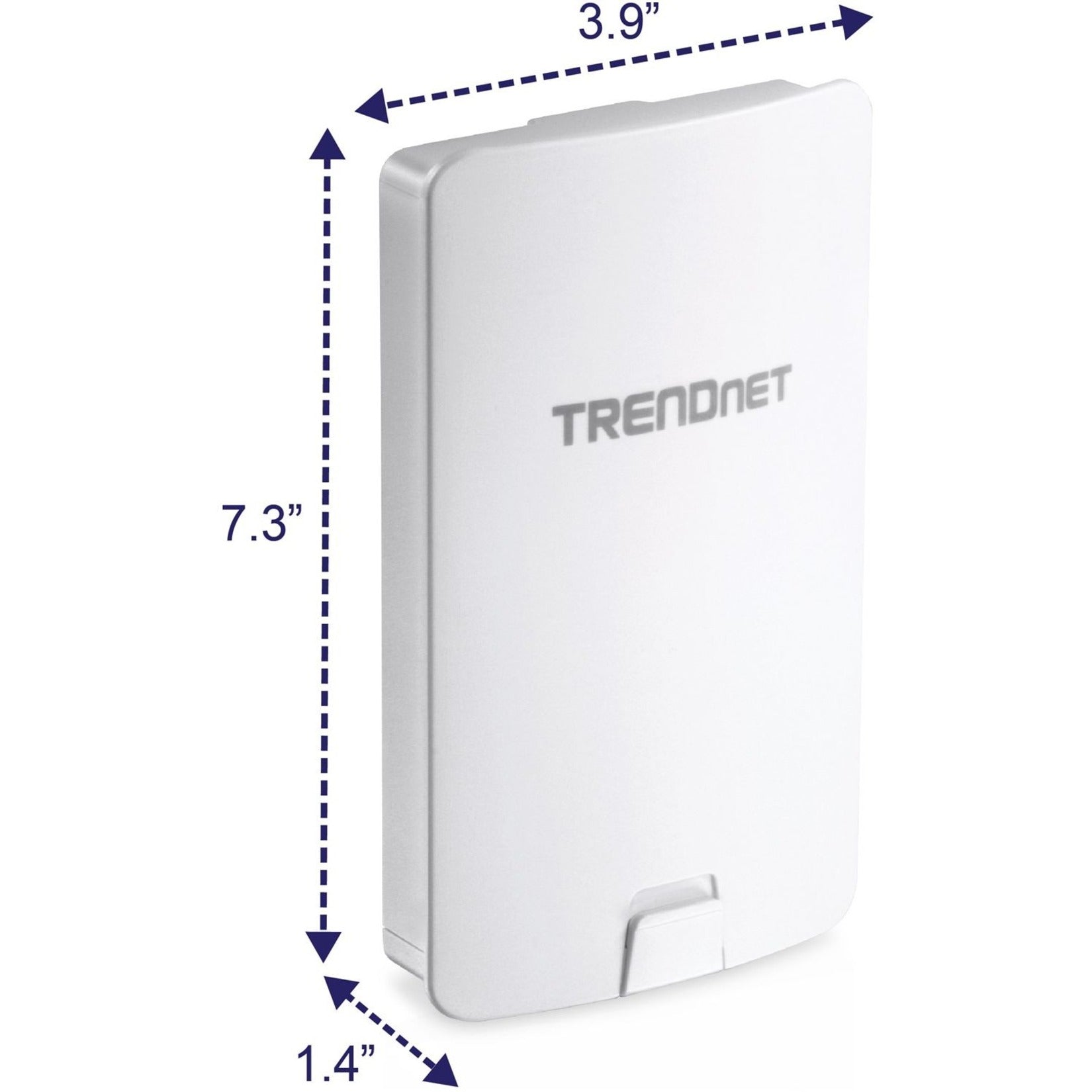 TRENDnet TEW-840APBO2K 14 dBI WiFi AC867 Outdoor Poe Preconfigured Point-to-Point Bridge Kit, 5GHz, Gigabit Ethernet, 867 Mbit/s