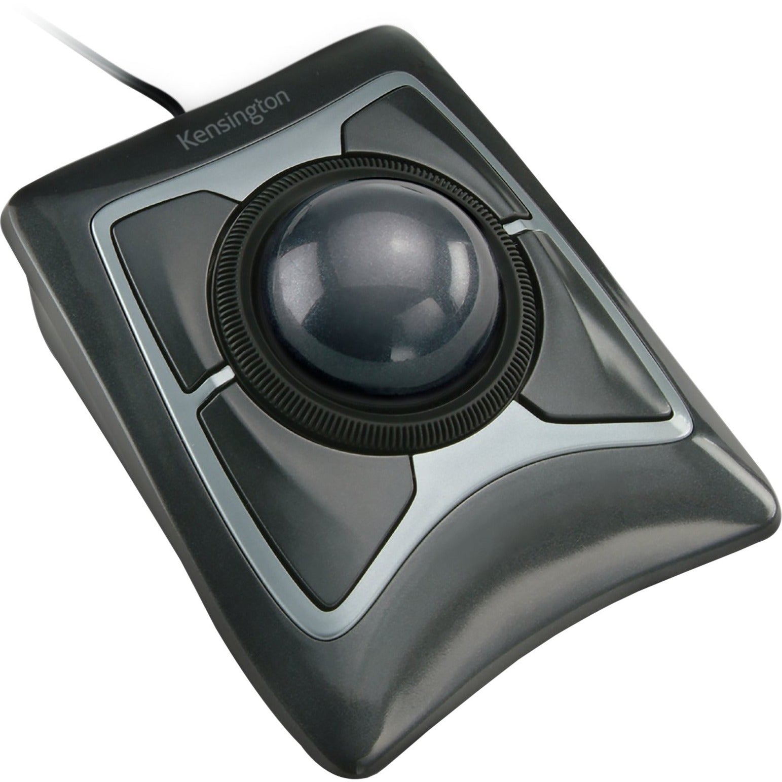 Kensington K64325 Expert Mouse Wired Trackball, Ergonomic Symmetrical Design, Optical USB, 5 Year Warranty