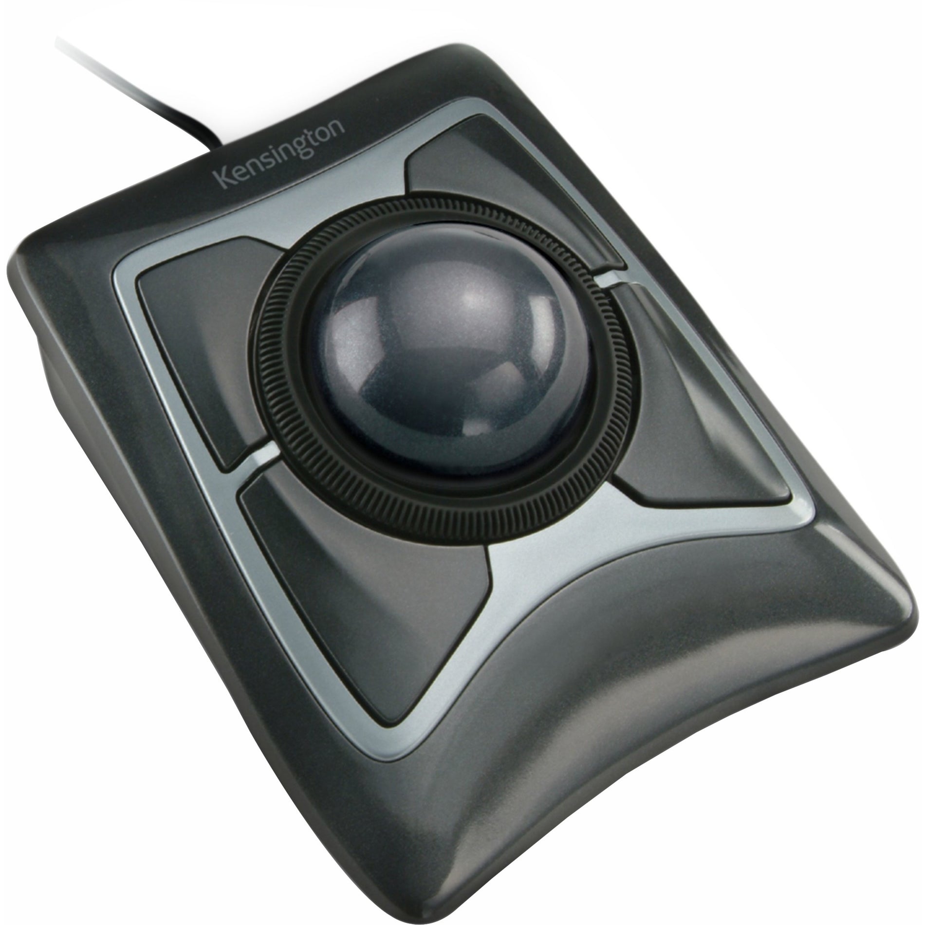 Kensington K64325 Expert Mouse Wired Trackball, Ergonomic Symmetrical Design, Optical USB, 5 Year Warranty