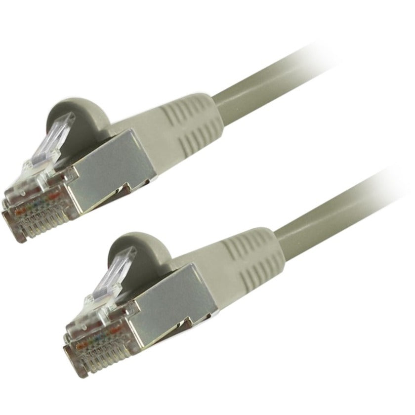 Comprehensive CAT6STP-75GRY Cat6 Snagless Shielded Ethernet Cables, Grey, 75ft, Stranded, Molded, 1 Gbit/s Data Transfer Rate