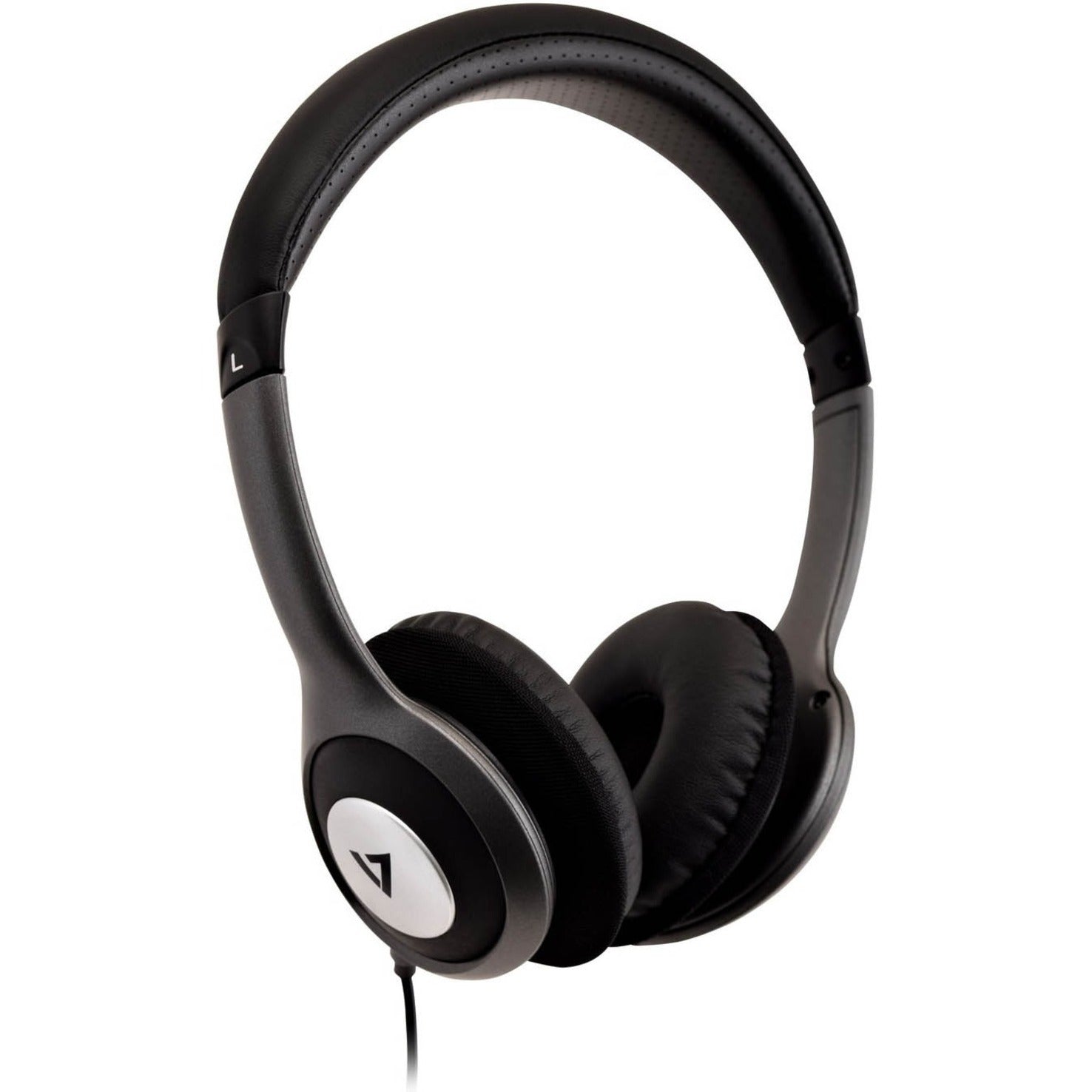 V7 HA520-2NP Deluxe Stereo Headphones with Volume Control, Over-the-head, 2 Year Warranty, Mini-phone (3.5mm) Interface