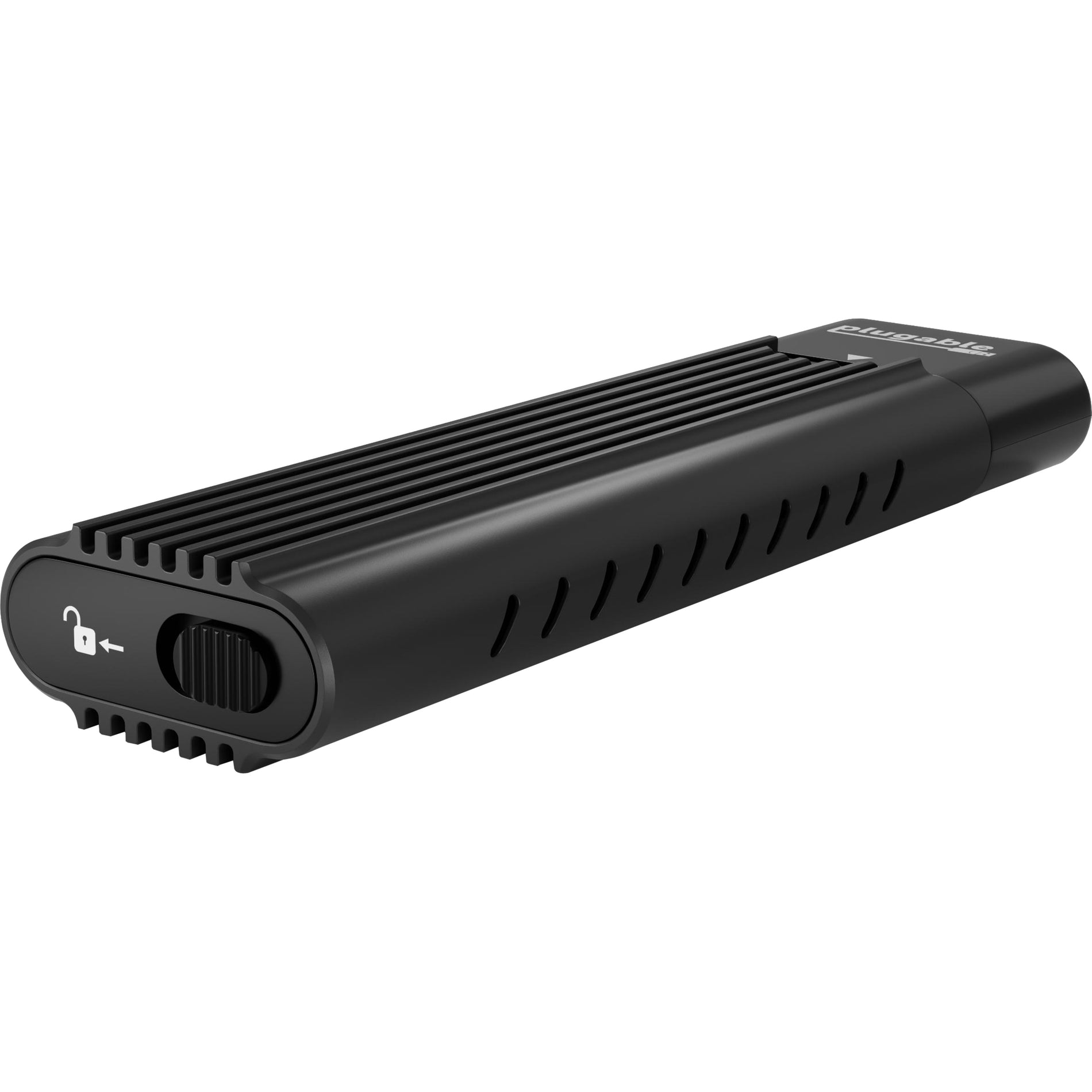 Plugable USBC-NVME USB C to M.2 NVMe Tool-free Enclosure, USB C and Thunderbolt 3 Compatible, up to USB 3.1 Gen 2 Speeds (10Gbps)
