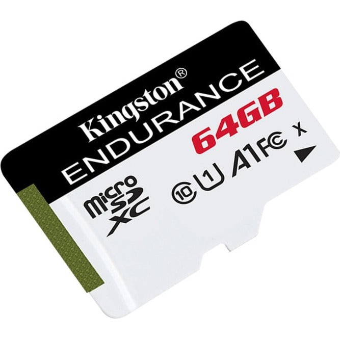 Kingston SDCE/64GB 64GB High Endurance microSDXC Card, 95R/30W C10 A1 UHS-I