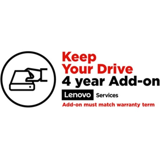Lenovo 5PS0V07813 Keep Your Drive (Add-On) - 4 Year Service, On-site Repair, Parts Replacement