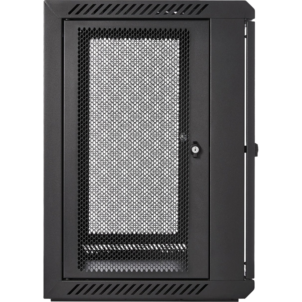 V7 RMWC12UV450-1N 12U Rack Wall Mount Vented Enclosure, 5 Year Warranty, No Assembly Required, RoHS Certified