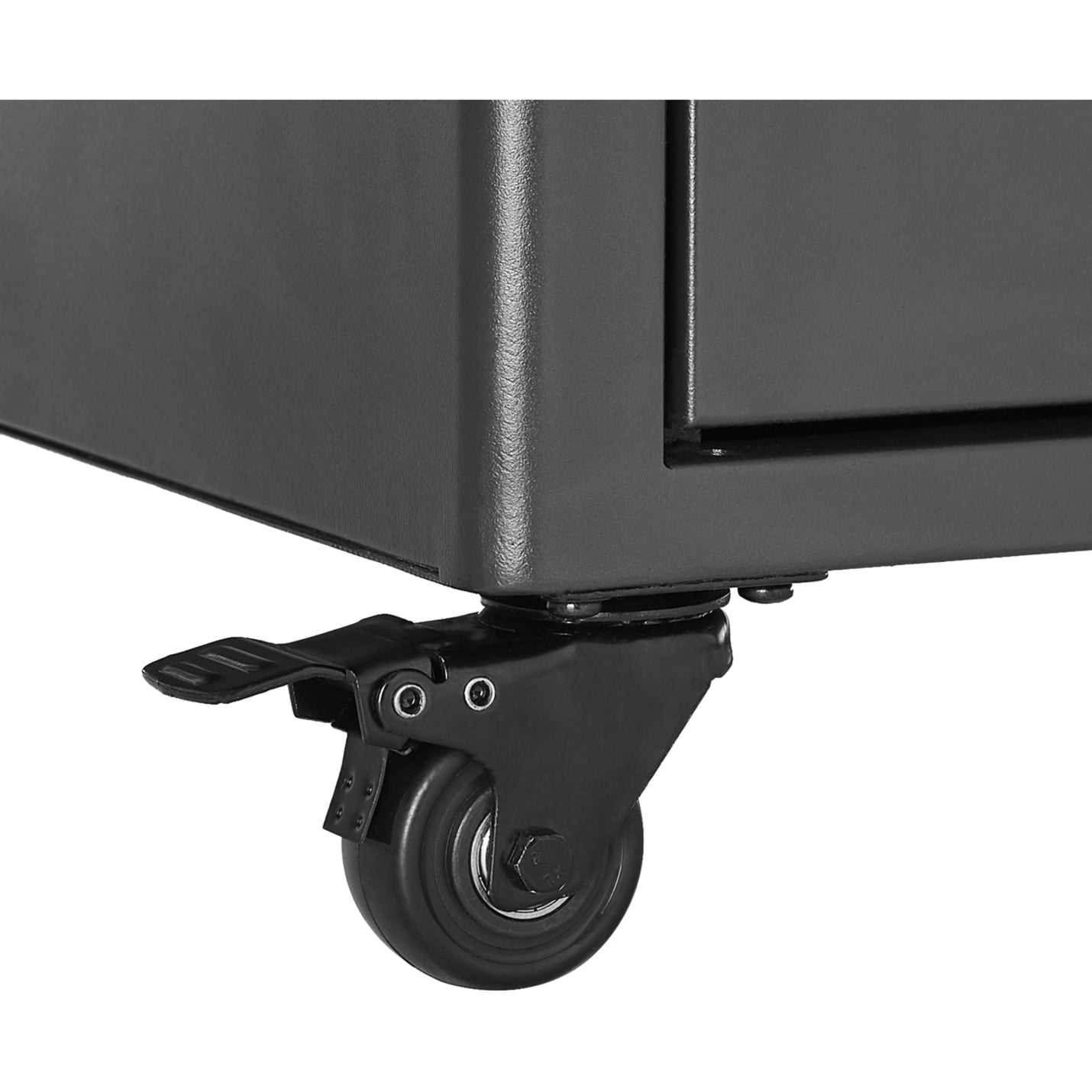 V7 RM4CASTERS-1N Rack Casters Set of 4, 2 Inch Castors, Easy Mobility for Charging Station and Rack