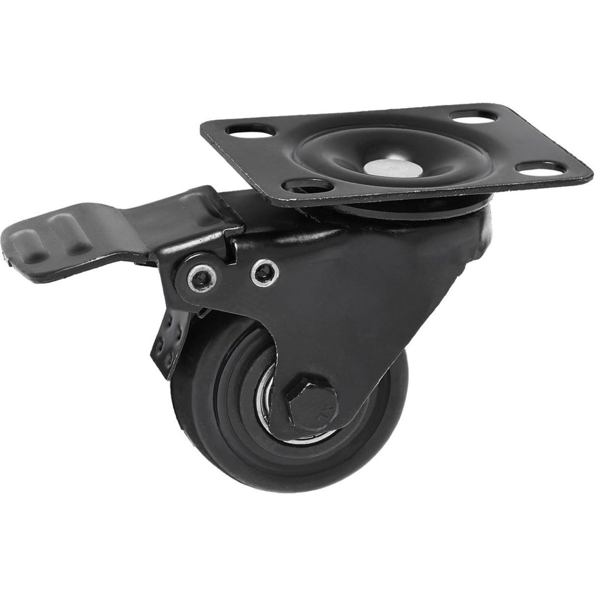 V7 RM4CASTERS-1N Rack Casters Set of 4, 2 Inch Castors, Easy Mobility for Charging Station and Rack