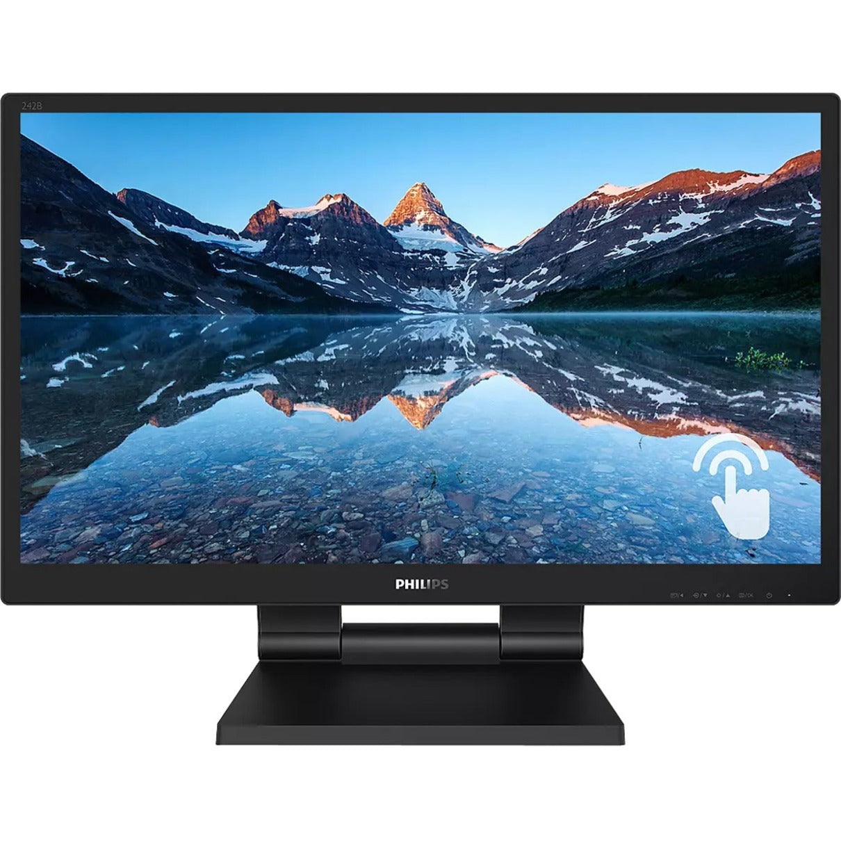 Philips 242B9T 23.8" LCD Touchscreen Monitor - Full HD, Ergonomic Design, USB Hub [Discontinued]