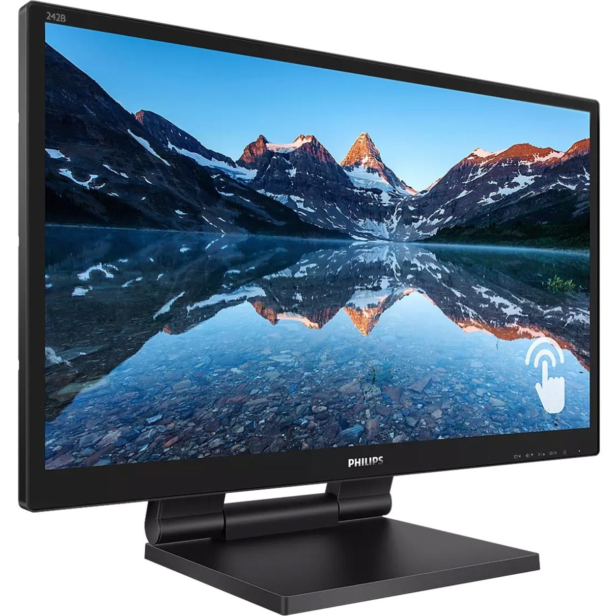 Philips 242B9T 23.8" LCD Touchscreen Monitor - Full HD, Ergonomic Design, USB Hub [Discontinued]