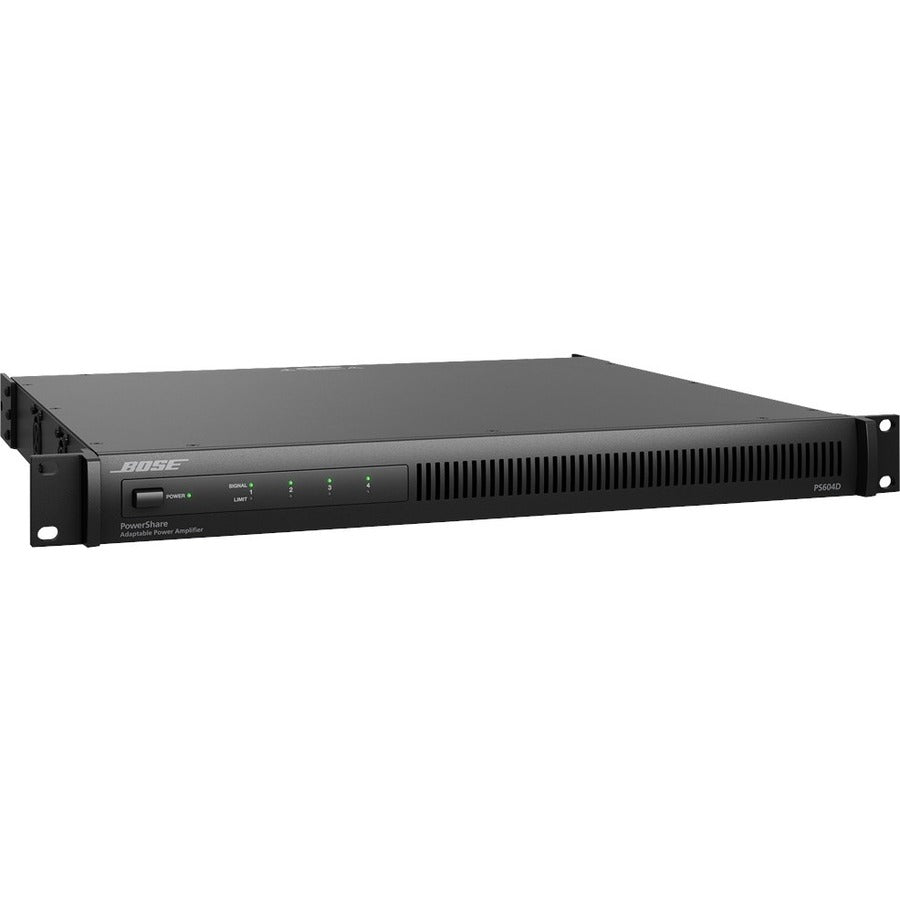 Bose Professional 813403-1310 PowerShare PS604D Adaptable Power Amplifier, 4 Audio Channels, 600W RMS Output Power