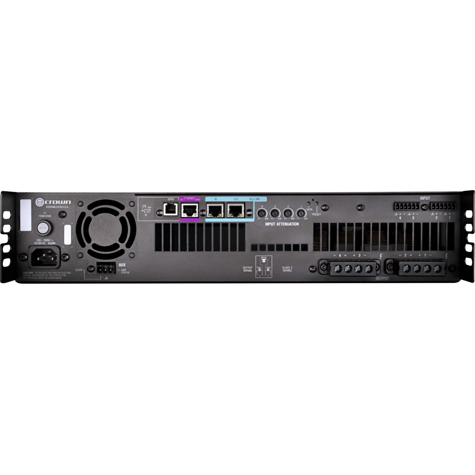 Crown DCI4X300N-U-USFX DriveCore Install DCi 4|300N Amplifier, 4-Channel, 1200W RMS Output Power
