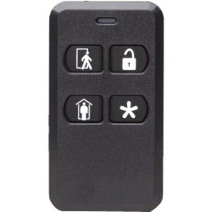 2GIG 2GIG-KEY2E-345 4-Button Key Ring Remote, Control Panel Security System Garage Door Control