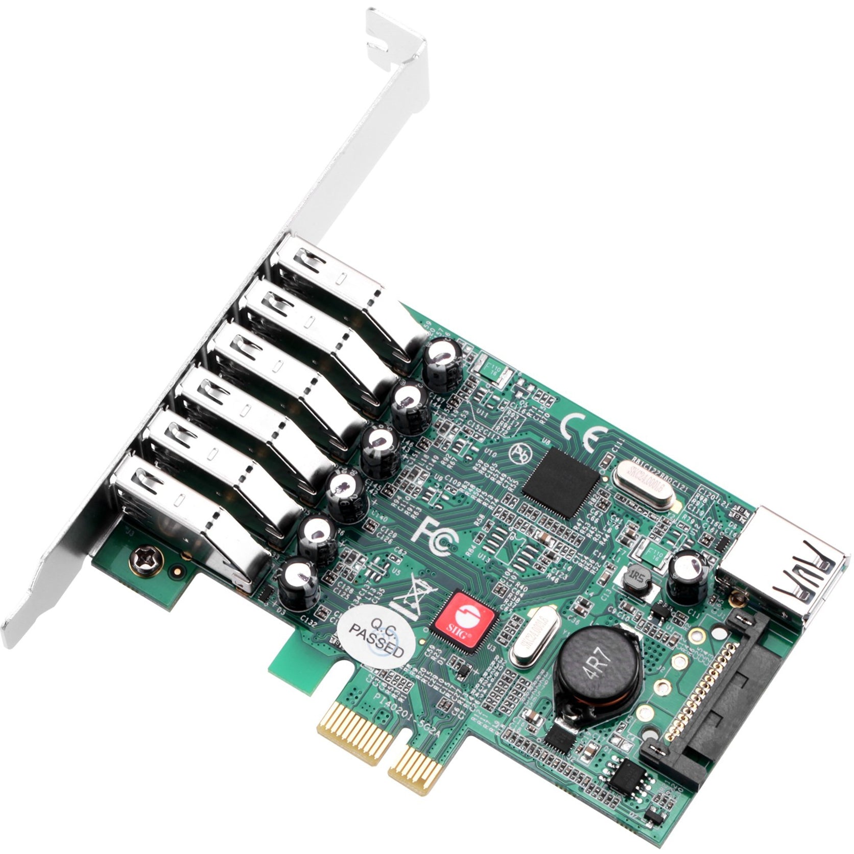 SIIG JU-P70011-S1 DP USB 3.0 7-Port PCIe i/e, High-Speed Data Transfer and Easy Expansion