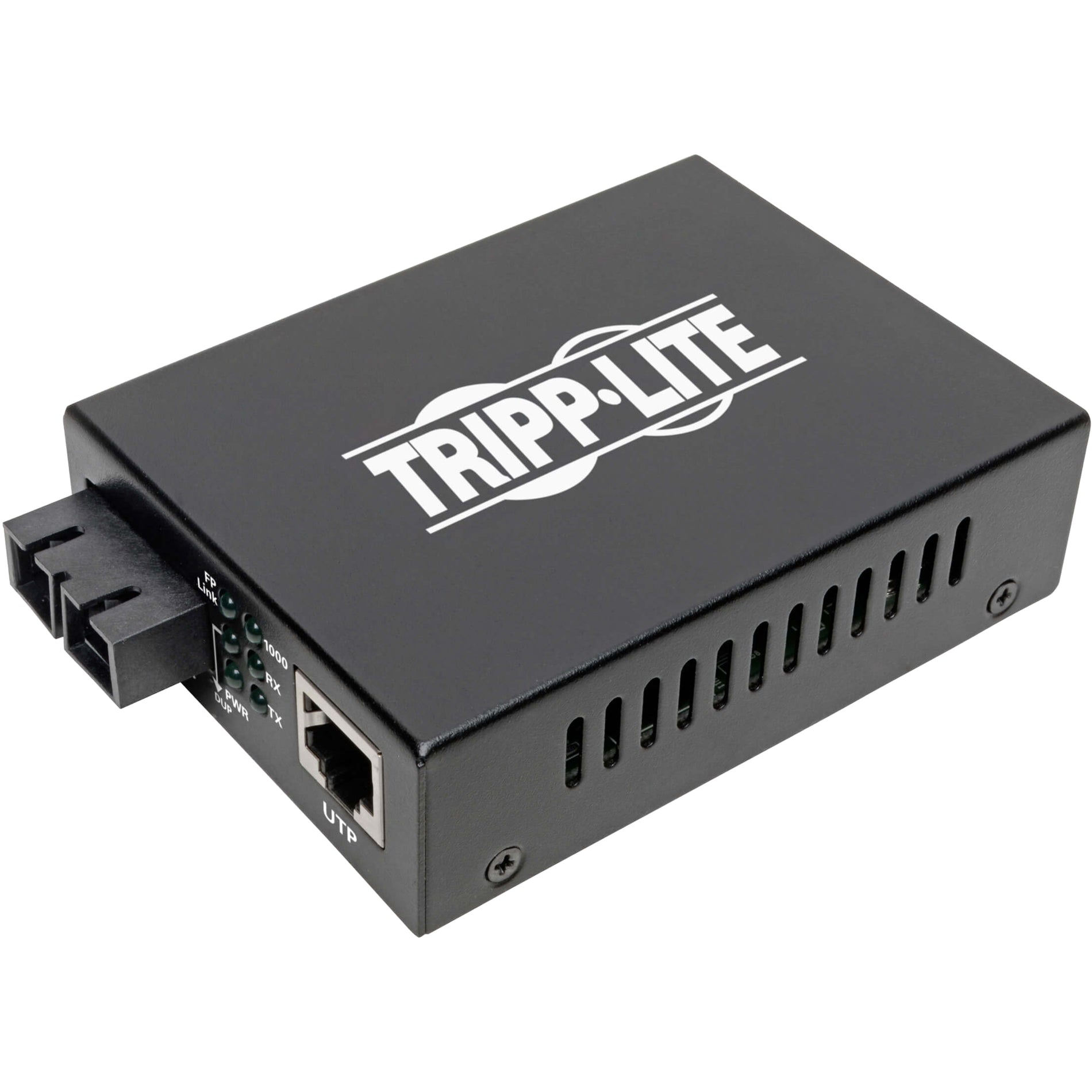 Tripp Lite N785-INT-SC-SM Transceiver/Media Converter, Single-mode, Gigabit Ethernet, 1000Base-X, 1000Base-T, 12.43 Mile