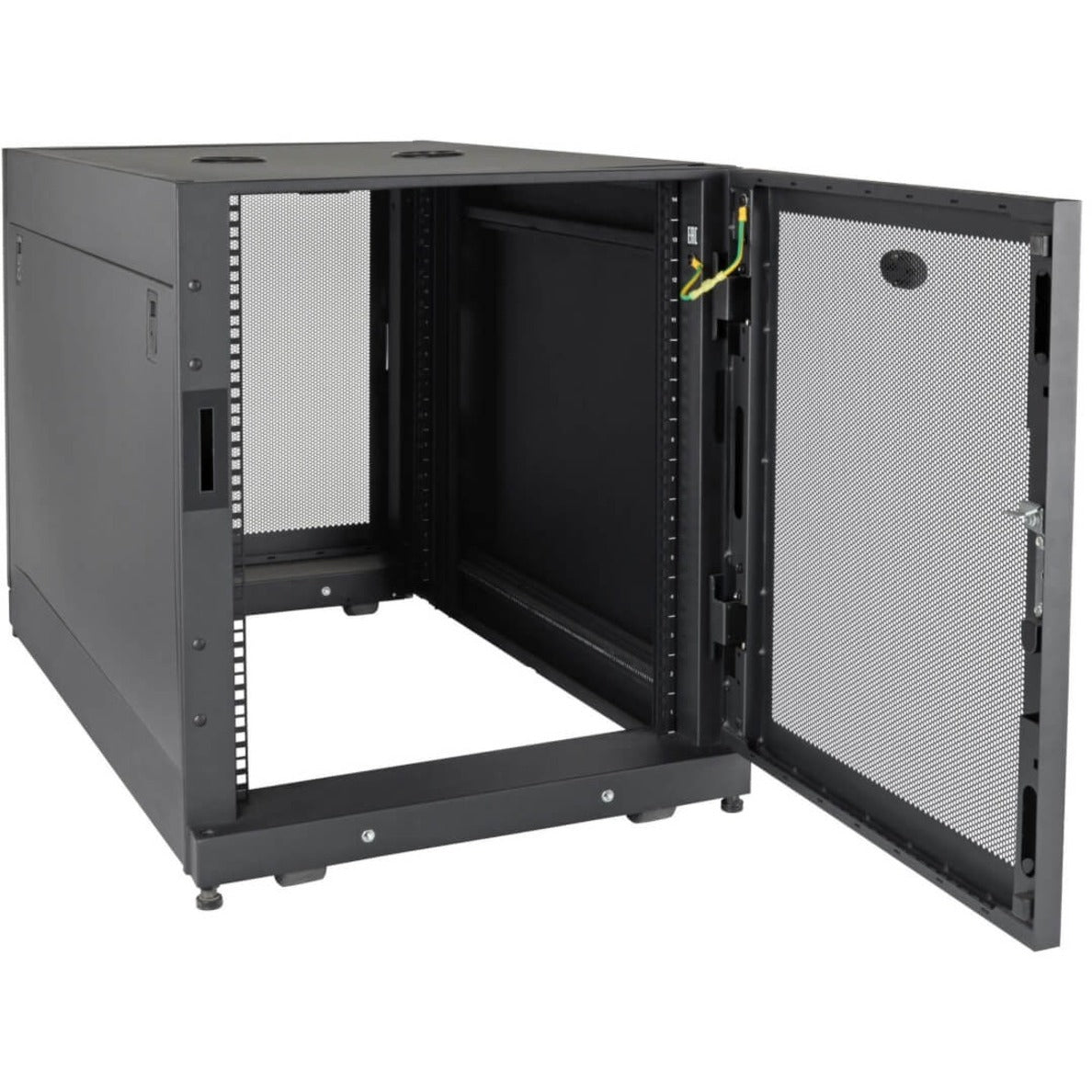 Tripp Lite SR14UBDP 14U SmartRack Deep Server Rack - 42 in. Depth, Doors & Side Panels Included, Black Powder Coat