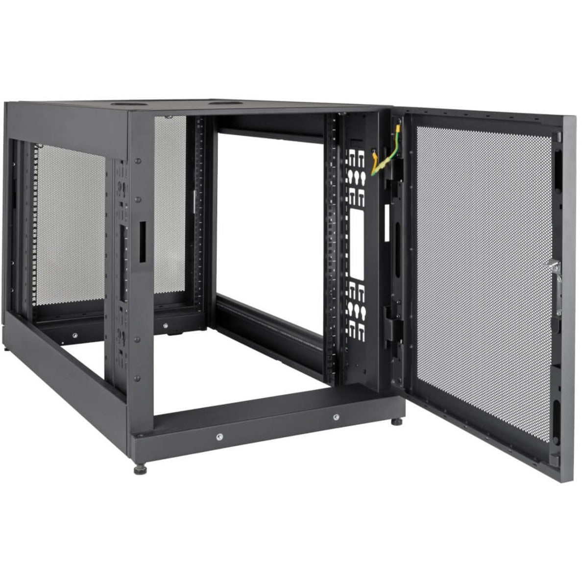 Tripp Lite SR14UBDP 14U SmartRack Deep Server Rack - 42 in. Depth, Doors & Side Panels Included, Black Powder Coat