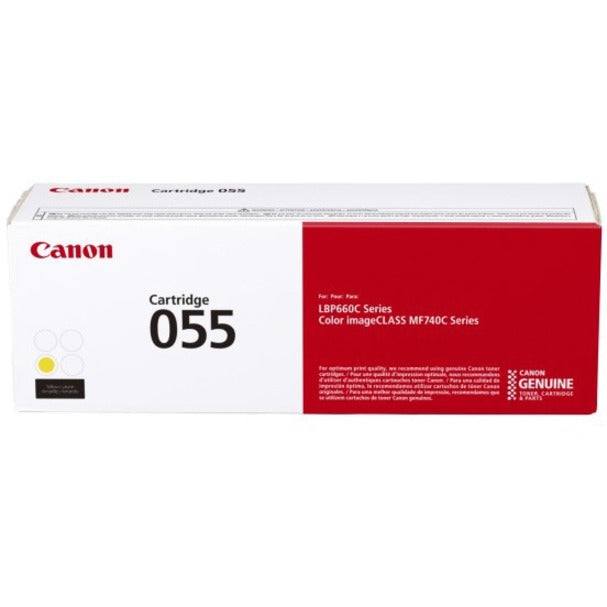 Canon 3013C001 Cartridge 055 Yellow Toner - Original, 2100 Pages