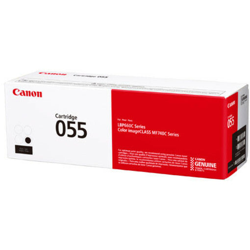 Canon 3016C001 imageCLASS Toner 055 Black, Original Laser Toner Cartridge - 1 Pack (2300 Pages)