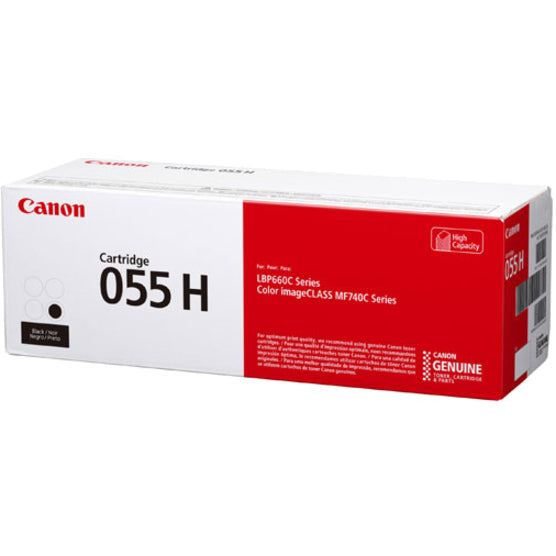 Canon 3020C001 imageCLASS Toner 055 Black High Capacity Yield, Original, 7600 Pages