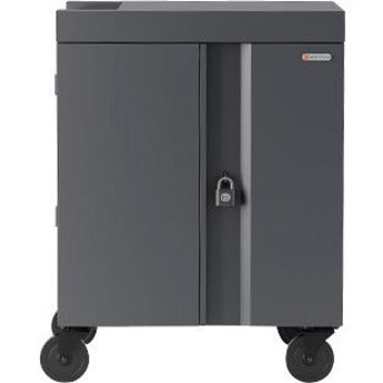 Bretford TVC36USBC-CK Pre-wired CUBE Cart, 36 Device Charging Cart with Locking Casters